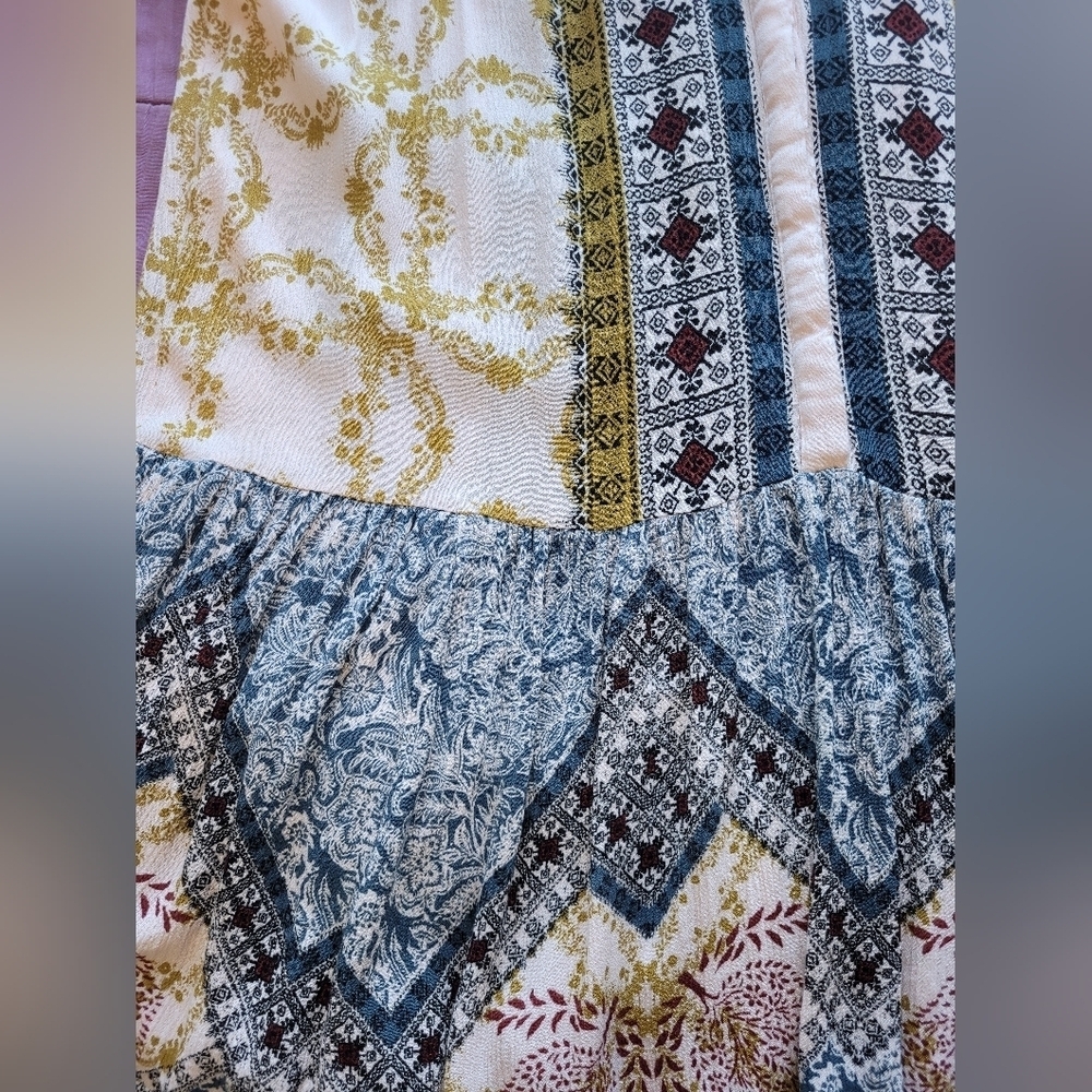 Free People Portobello Road Split Sleeve Dress, VGUC, Size S - Picture 8 of 10